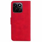 For Honor Play 60 Plus Skin Feel Pure Color Flip Leather Phone Case(Red) - 3