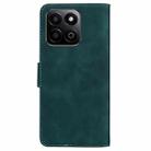 For Honor Play 60 Plus Skin Feel Pure Color Flip Leather Phone Case(Green) - 3