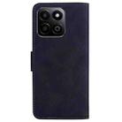 For Honor Play 60 Plus Skin Feel Pure Color Flip Leather Phone Case(Black) - 3