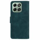 For Honor X6b Skin Feel Pure Color Flip Leather Phone Case(Green) - 3