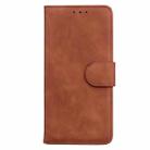 For Honor X6b Skin Feel Pure Color Flip Leather Phone Case(Brown) - 2