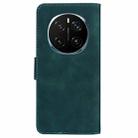 For Honor Magic7 Pro Skin Feel Pure Color Flip Leather Phone Case(Green) - 3