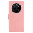 For Honor Magic7 Pro Skin Feel Pure Color Flip Leather Phone Case(Pink) - 3