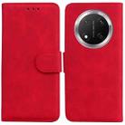 For Honor X9c Skin Feel Pure Color Flip Leather Phone Case(Red) - 1