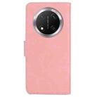 For Honor X9c Skin Feel Pure Color Flip Leather Phone Case(Pink) - 3