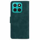 For Honor X8c 4G Skin Feel Pure Color Flip Leather Phone Case(Green) - 3