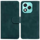 For Honor 400 Lite Skin Feel Pure Color Flip Leather Phone Case(Green) - 1