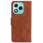 For Honor 400 Lite Skin Feel Pure Color Flip Leather Phone Case(Brown) - 3