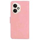For Honor 400 Global 156.5mm Skin Feel Pure Color Flip Leather Phone Case(Pink) - 3