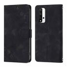 For Honor 20 / 20 Pro / 20s Skin-feel Embossed Leather Phone Case(Black) - 2