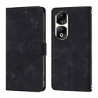 For Honor 90 Pro Skin-feel Embossed Leather Phone Case(Black) - 2