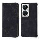 For Honor 90 Smart / X7b 4G / 5G Skin-feel Embossed Leather Phone Case(Black) - 2