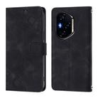 For Honor 300 Pro 5G / 300 Ultra Skin-feel Embossed Leather Phone Case(Black) - 2