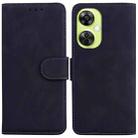For OnePlus Nord CE 3 Lite/Nord N30 Skin Feel Pure Color Flip Leather Phone Case(Black) - 1
