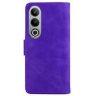 For OnePlus Nord CE4 5G Skin Feel Pure Color Flip Leather Phone Case(Purple) - 3