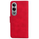 For OnePlus Nord CE4 5G Skin Feel Pure Color Flip Leather Phone Case(Red) - 3