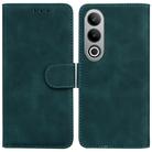 For OnePlus Nord CE4 5G Skin Feel Pure Color Flip Leather Phone Case(Green) - 1