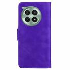 For OnePlus Ace 3 Pro Skin Feel Pure Color Flip Leather Phone Case(Purple) - 3