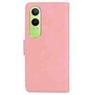 For OnePlus Nord CE4 Lite Skin Feel Pure Color Flip Leather Phone Case(Pink) - 3