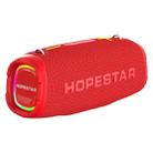 HOPESTAR A6 Max IPX6 Waterproof Outdoor Portable Bluetooth Speaker(Red) - 1