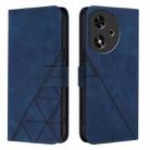 For Honor Play 50 Crossbody 3D Embossed Flip Leather Phone Case(Blue) - 2