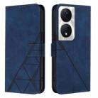 For Honor Play 50 Plus Crossbody 3D Embossed Flip Leather Phone Case(Blue) - 2