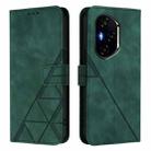 For Honor 300 Pro / 300 Ultra Crossbody 3D Embossed Flip Leather Phone Case(Dark Green) - 2