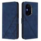 For Honor 300 Pro / 300 Ultra Crossbody 3D Embossed Flip Leather Phone Case(Blue) - 2
