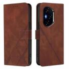 For Honor 300 Pro / 300 Ultra Crossbody 3D Embossed Flip Leather Phone Case(Brown) - 2