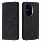 For Honor 400 Global 156.5mm Crossbody 3D Embossed Flip Leather Phone Case(Black) - 2
