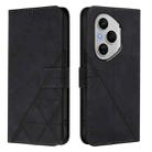 For Honor 400 Pro Global 160.8mm Crossbody 3D Embossed Flip Leather Phone Case(Black) - 2