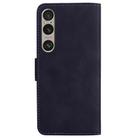 For Sony Xperia 1 VI Skin Feel Pure Color Flip Leather Phone Case(Black) - 3