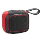 HOPESTAR A22 IPX6 Waterproof Portable Bluetooth Speaker Outdoor Subwoofer(Black Red) - 1