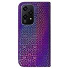 For Honor 200 Lite Global Colorful Magnetic Buckle Leather Phone Case(Purple) - 3