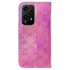 For Honor 200 Lite Global Colorful Magnetic Buckle Leather Phone Case(Pink) - 3