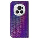 For Honor Magic6 Pro Colorful Magnetic Buckle Leather Phone Case(Purple) - 3