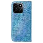 For Honor Play 60 Plus Colorful Magnetic Buckle Leather Phone Case(Blue) - 3