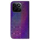 For Honor Play 60 Plus Colorful Magnetic Buckle Leather Phone Case(Purple) - 3