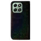 For Honor X6b Colorful Magnetic Buckle Leather Phone Case(Black) - 3