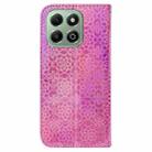 For Honor X6b Colorful Magnetic Buckle Leather Phone Case(Pink) - 3