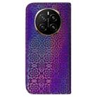 For Honor Magic7 Colorful Magnetic Buckle Leather Phone Case(Purple) - 3