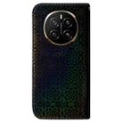 For Honor Magic7 Colorful Magnetic Buckle Leather Phone Case(Black) - 3