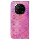 For Honor Magic7 Colorful Magnetic Buckle Leather Phone Case(Pink) - 3