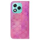 For Honor 400 Lite Colorful Magnetic Buckle Leather Phone Case(Pink) - 3