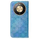 For Honor X70 5G Colorful Magnetic Buckle Leather Phone Case(Blue) - 3