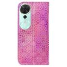For Honor Play 70 Plus Colorful Magnetic Buckle Leather Phone Case(Pink) - 3