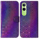 For OnePlus Nord CE4 Lite Colorful Magnetic Buckle Leather Phone Case(Purple) - 1