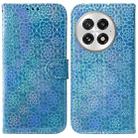 For OnePlus 13 Colorful Magnetic Buckle Leather Phone Case(Blue) - 1