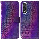 For OnePlus Ace 5 Ultra / Nord 5 5G Colorful Magnetic Buckle Leather Phone Case(Purple) - 1