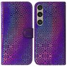 For Sony Xperia 1 VI Colorful Magnetic Buckle Leather Phone Case(Purple) - 1